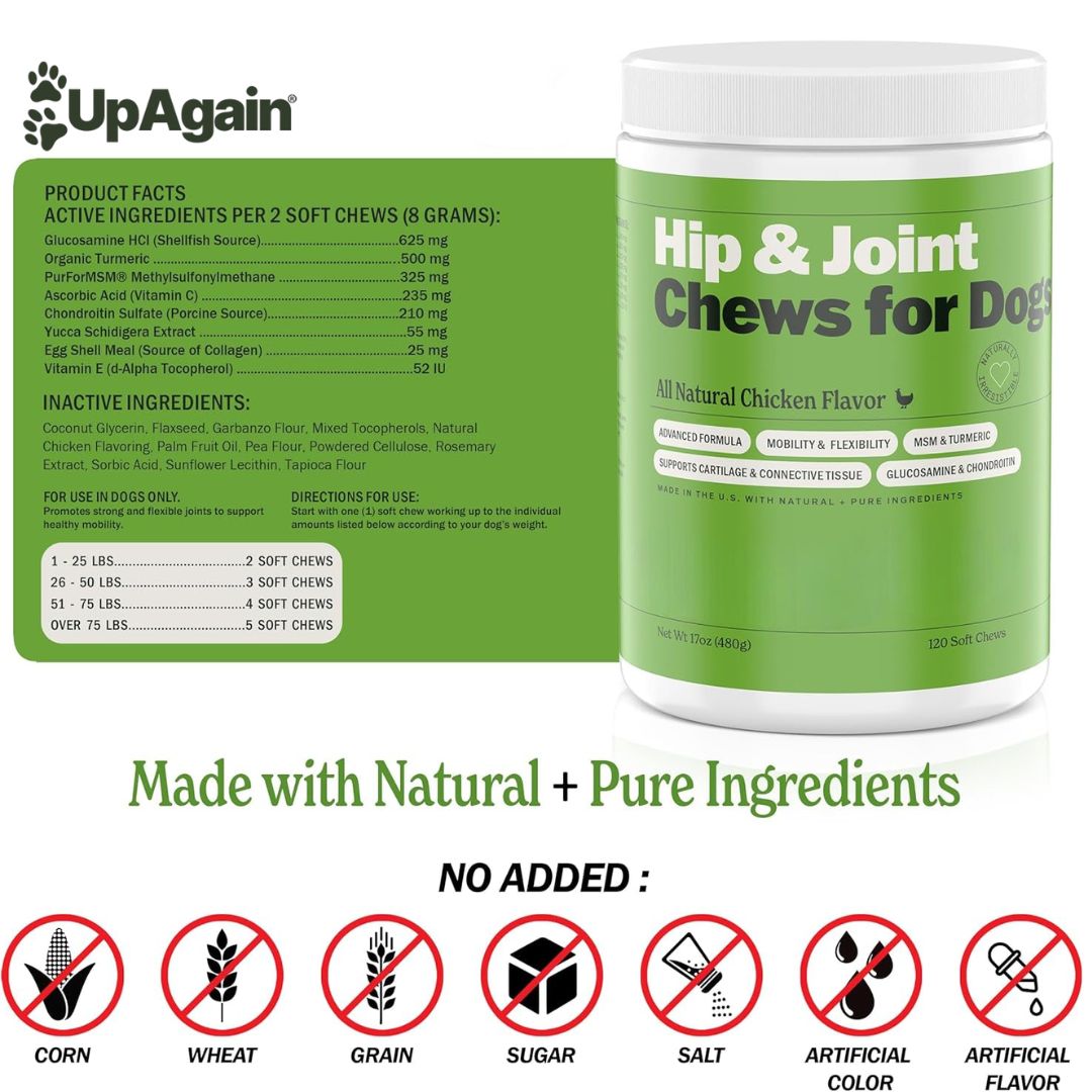 Upagain™ Hip & Joint Chews
